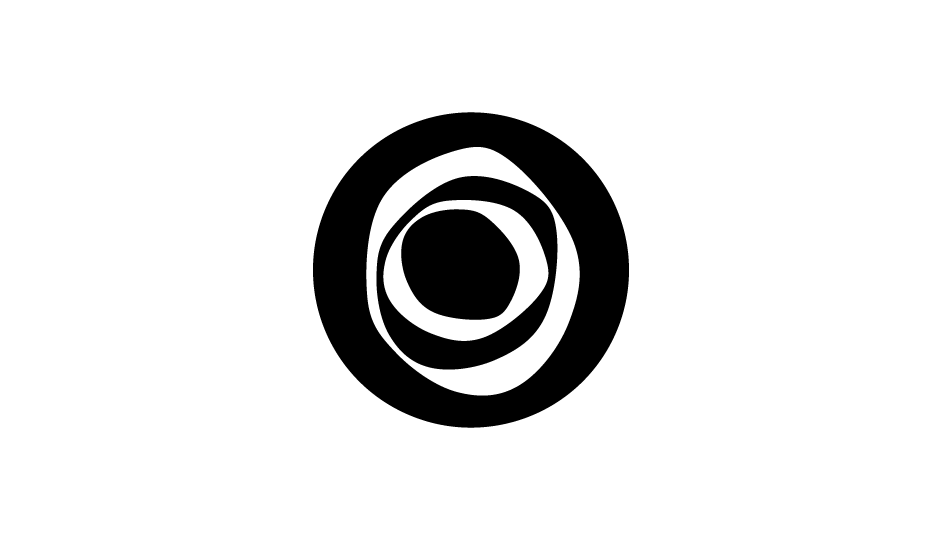 28. Efecto formal distorsivo para crear un signo singular asociado a la oncología (negro sobre blanco).