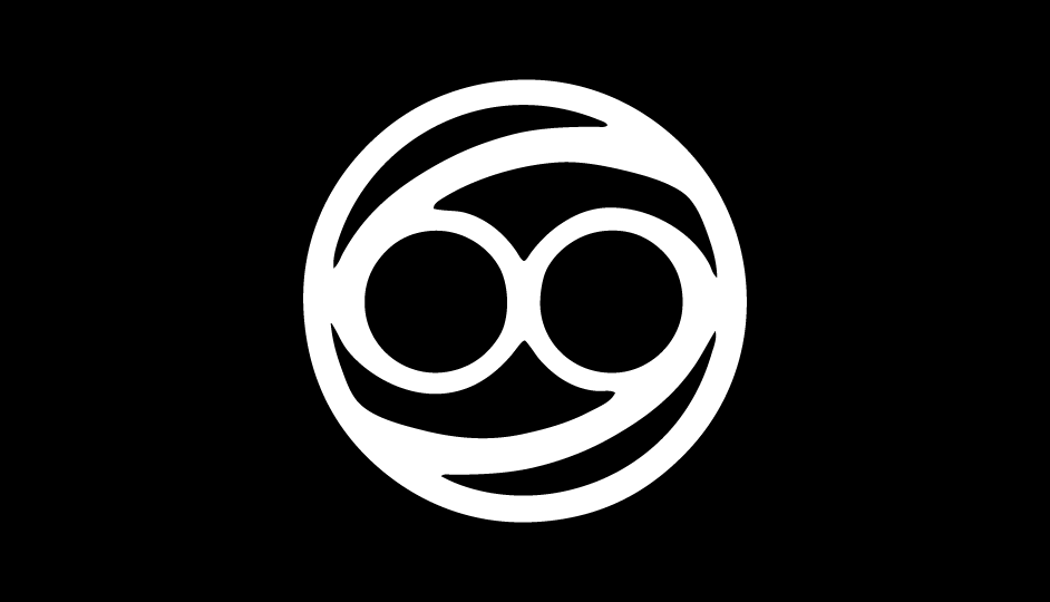 25. El signo de Cáncer incluido en una aproximación a las tecnologías de exploración y radiación (negro sobre blanco).