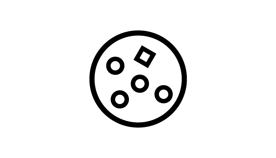36. Síntesis geométrica básica de una neoplasia (negro sobre blanco).