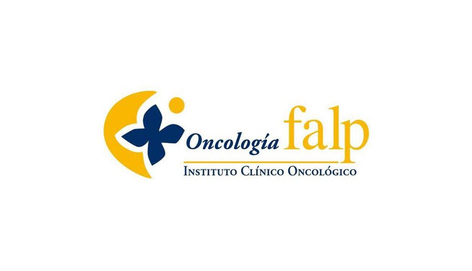 Insituto Clínico Oncológico FALP: se apoya en un juego ambiguo relacionado con la flor y el sol.