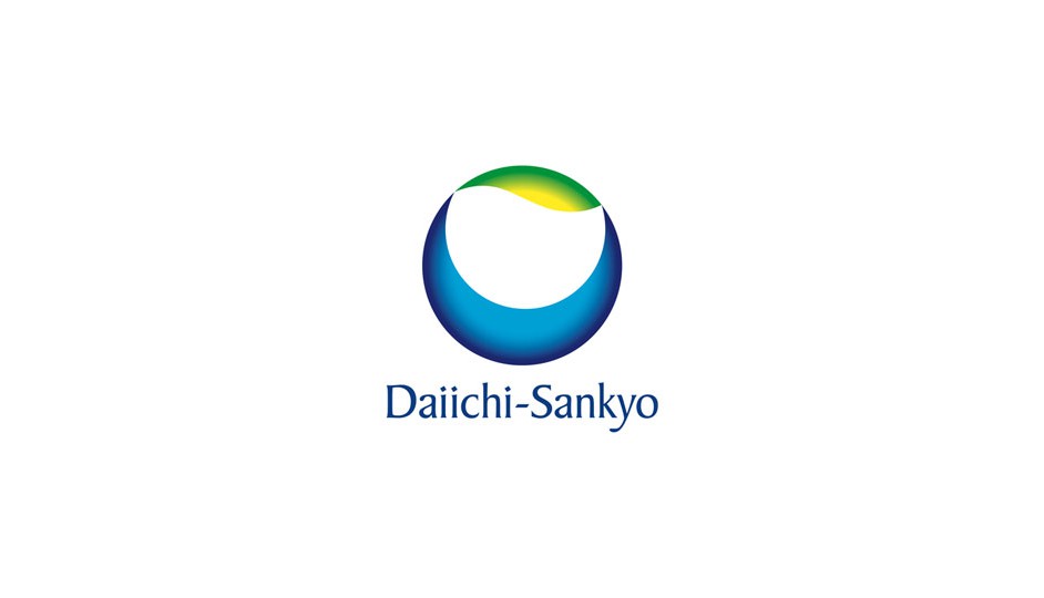 Daiichi~Sankyo: isotipo para industria farmacéutica de productos oncológicos de alcance global.