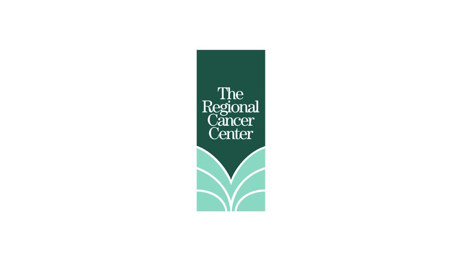 The Regional Cancer Center: síntesis formal para una marca simple y llamativa.