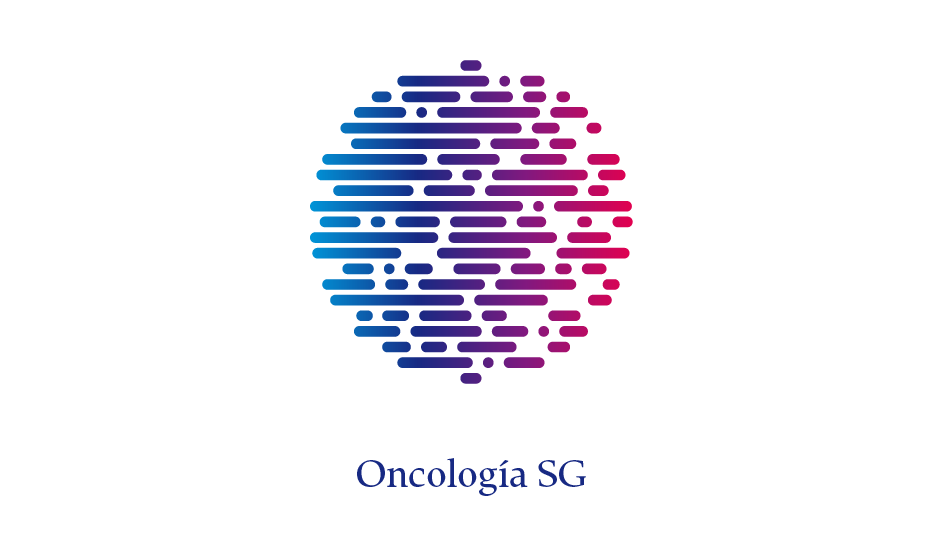 Isotipo OSG (azul sobre blanco en gradiente simple).