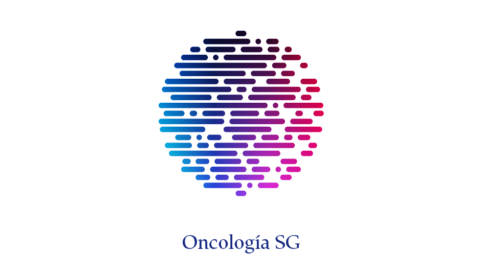 Isotipo OSG (azul sobre blanco en gradiente doble).
