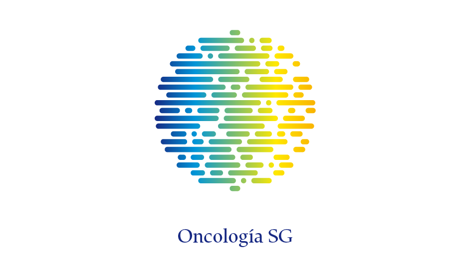 Isotipo OSG (amarillo sobre blanco en gradiente simple policromático).