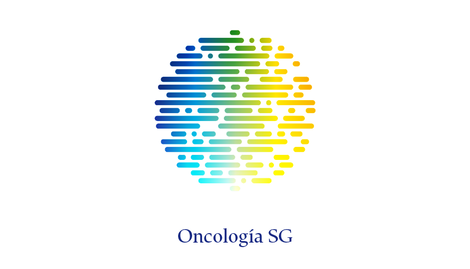 Isotipo OSG (amarillo sobre blanco en gradiente doble policromático).