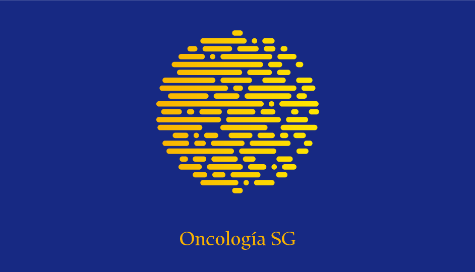 Isotipo OSG (amarillo sobre azul en gradiente simple).