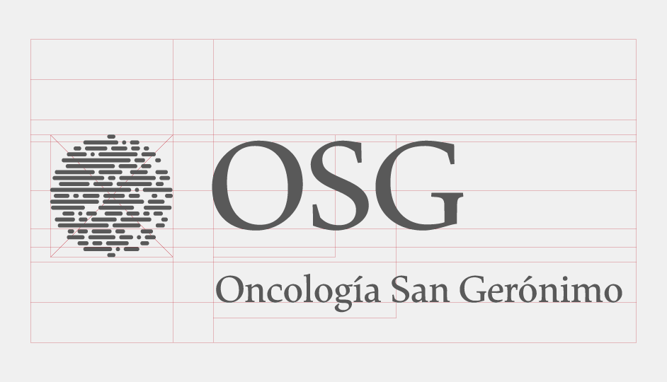 Signos visuales de la marca OSG (esquema de armado).