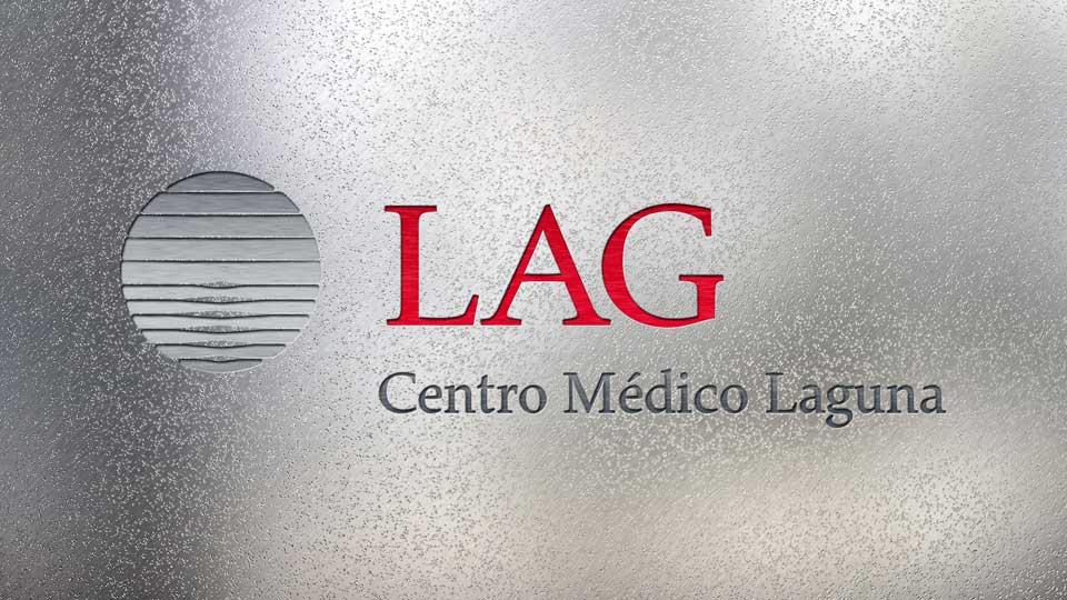 LAG · GSG · Centro Médico Laguna, Santo Tomé: marca en composición de fantasía.